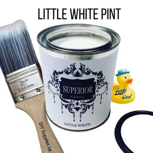 Little White Pint & 2 Inch Synthetic Brush