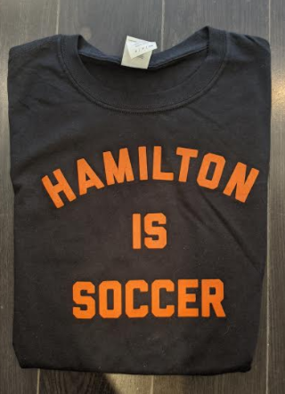 Hamilton Is Soccer T-Shirt (Mens Small)