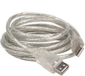 10' Braided USB2.0 Extension Cable