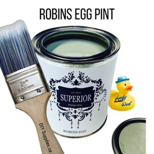 Robins Egg Pint & 2 Inch Synthetic Brush