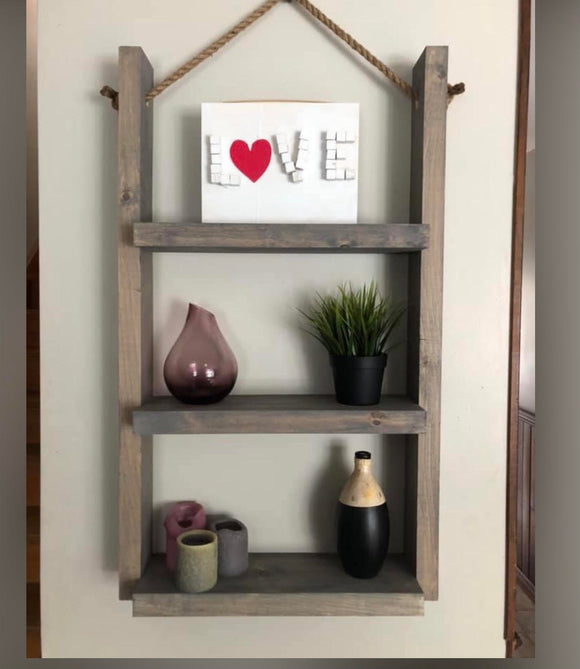 Hanging Shelf - Espresso (note - pic is of grey stain)