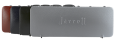 Jarrell Hard Square Guitar Case - Maroon