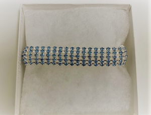 Swarovski Element Bracelet – Light Sapphire