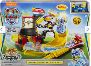 PAW Patrol, True Metal Mighty Meteor Die-Cast Track Set with Exclusive Chase Vehicle