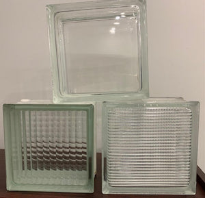 8 x 8 Glass Blocks - Quantity 100 - Assorted