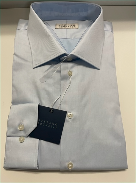 Stefano Brunelli Dress Shirt (size 17.5 long)