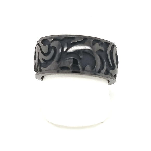 Edward Mirell Black Titanium Ring (Size 10)