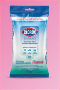 Clorox On-The-Go Disinfecting Wipes, Fresh Meadow